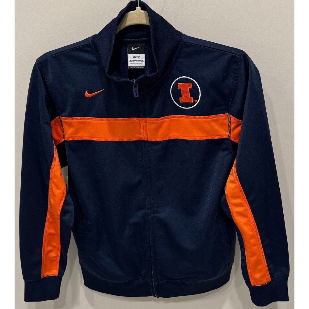 Illinois Fighting Illini - Nike Full Zip Jacket - Youth Size Medium (12-14)
